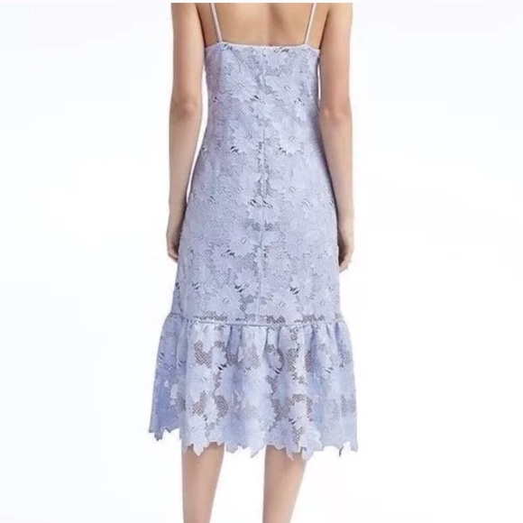 Banana Republic lilac embroidered lace dress - Picture 5 of 6